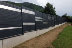 Construction barriere mur muret maconnerie Haute-Savoie
