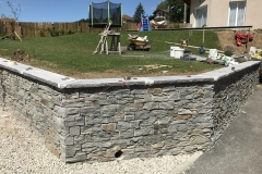 Travaux de maconnerie La Roche sur Foron Creation de muret a Annecy